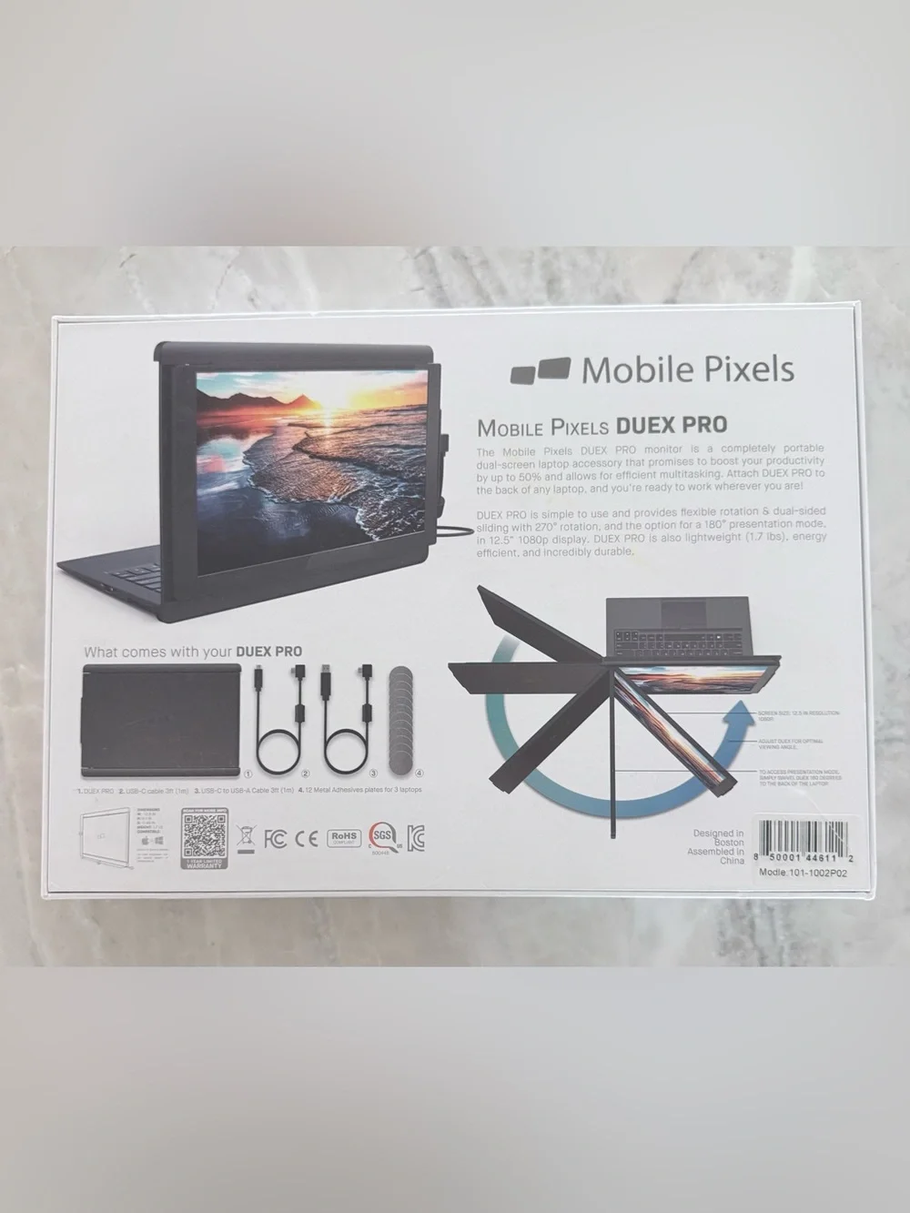 Mobile Pixels Duex Pro Portable Laptop Monitor - Black
